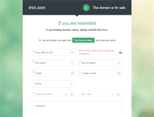 Tablet Screenshot of irict.com